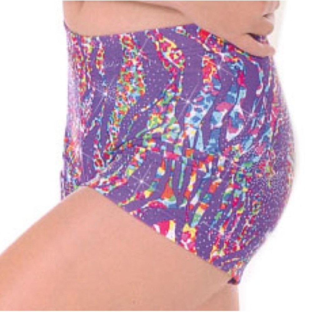 3/$15!! NWT Eurotard Under The Sea dance shorts - Picture 7 of 7